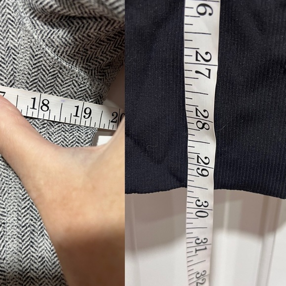 Lululemon Nice Asana Jacket  Heathered Herringbone Black White Size 10 - Picture 16 of 16